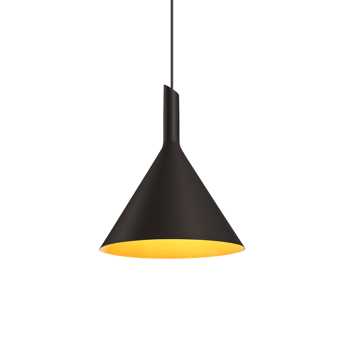 SHIEK CEILING SUSP 3.0 Loxone in Mattschwarz / Gold