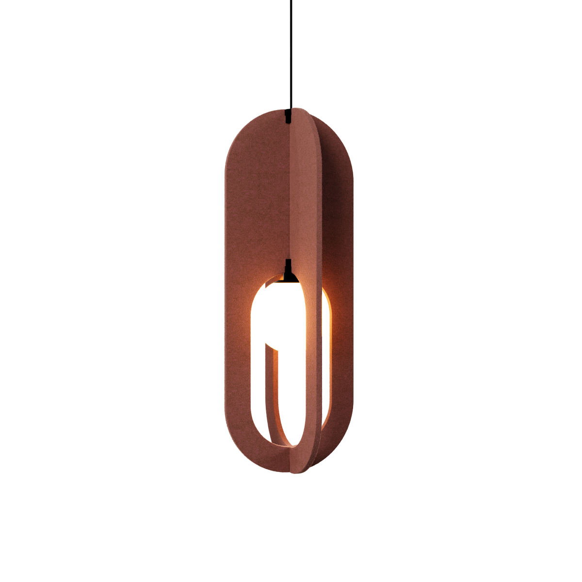 SOLLI COCOON CEILING SUSP 2.0 Loxone in Oxide Red
