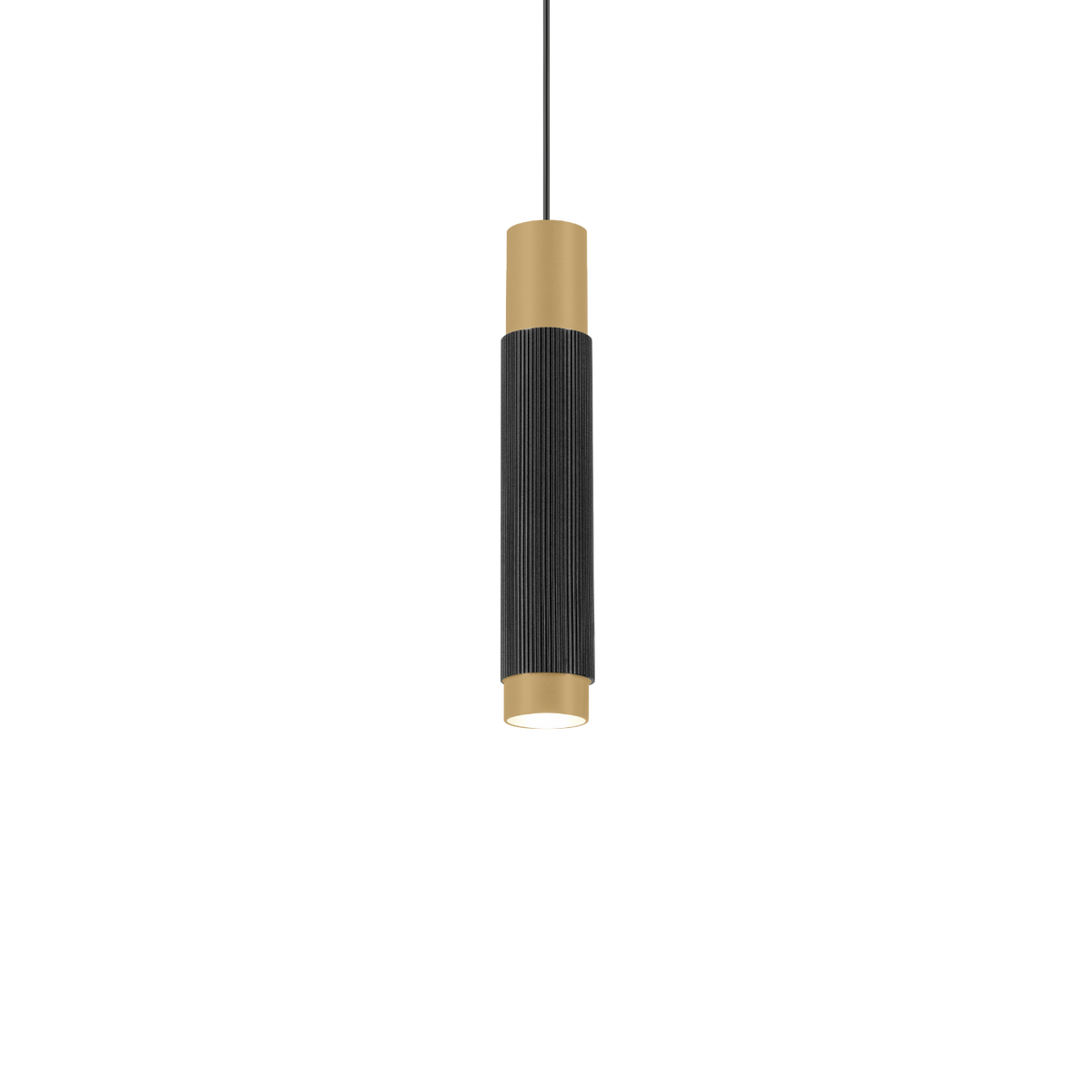 TRACE CEILING SUSP 2.0 Loxone in Mattschwarz / Champagner